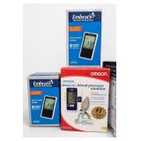 2 Omnis Embrace Glucose Systems & Omron BP
