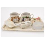 Pair Mushroom & Onion Soup Recipe Mugs