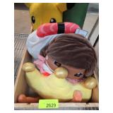 Assorted Plush Toys Including Pikachu