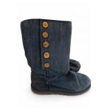UGG Australia Gray Button Boots Size 8