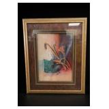 Framed Abstract Artwork