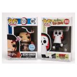 Funko Pop! Nezuko Kamado 1411 & Grim 1910 Figures