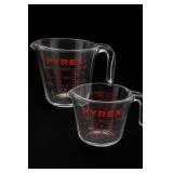 Pyrex 2-Piece Glass Measuring Cups, 16oz & 8oz