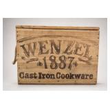 Wenzel 1887 Cast Iron Cookware Display Cabinet