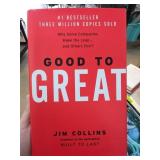 Jim Collins Good To Great Hardcover Book