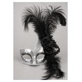 Pier 1 Imports Italian Hand-Painted Feathered Mask