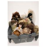 Porcelain Dolls, Assorted Lot