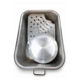 Wearever Aluminum Roasting Pan With Rack