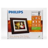 Philips 8-Inch LED Mahogany Photo Frame