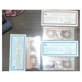 3 1999 $1 Silver Certificate-Style Proofs