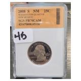 2008-S Washington Quarter, PR70CAM