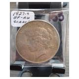 1927-S Walking Liberty Half Dollar, EF-AU, Silver