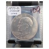 1977-D Eisenhower Dollar, Choice UNC