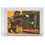 1956 Topps Roundup Wyatt Earp Shower Of Lead Card