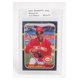1987 Donruss Barry Larkin Card