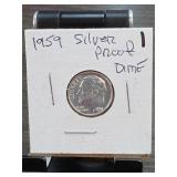 1959 Roosevelt Dime, Proof