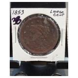 1853 United States Large Cent