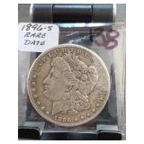 1896-S Morgan Dollar, Large Date, Silver