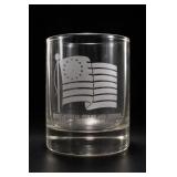 Stars And Stripes Whiskey Glass