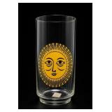 Sun Face Highball Glass