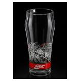 Libbey Coca-Cola Christmas Pine Cone Glass