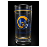 Mobil Los Angeles Rams Drinking Glass