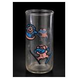 1989 Henson Associates Muppet Babies Skiing Glass
