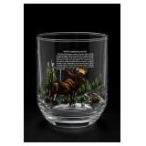 Sunoco North American Moose Lowball Glass