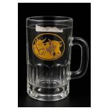 Root Beer Glass Mug With Bull Logo