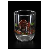 1992 Sunoco North American Wildlife Turkey Glass