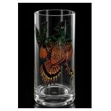 Federal Glass Game Birds Pattern Tumbler