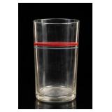 Red Rimmed Rocks Glass Tumbler