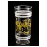 Hazel Atlas Americana Horse & Buggy Tumbler
