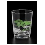 Jaguar Corvette Car Design Glass Tumbler
