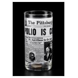 The Pittsburgh Press 1955 Polio Is Conquered Glass