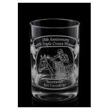 Secretariat 1973 Triple Crown Anniversary Glass