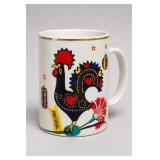Portugal Rooster Hearts Coffee Mug