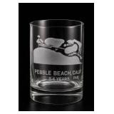 Etched Pebble Beach Calif 54 Years Tumbler