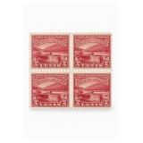 1929 U.S. #681 Ohio River Carmine Rose, Set 4