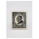 1923 U.S. #611 Harding 2 Cents Imperforated Stamp