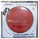 Red Poker Chip Token, Stop Monkeying