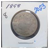 1898 Liberty V Nickel