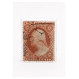 U.S. #26 Three Cents Dull-Red Washington Stamp