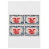 U.S. #C23 6¢ Air Mail Stamp Block Set