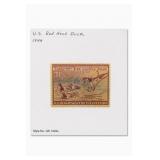 1944 U.S. $1 Migratory Bird Hunting Stamp GK 1023a