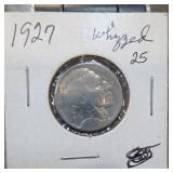 1927 Walking Liberty Half Dollar