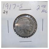 1917-S Buffalo Nickel