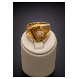 18K HGE Gold Ring Size 9.5