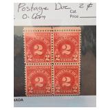 U.S. #J81 2¢ Postage Due Mint Pane