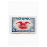 U.S. #C23 6¢ Air Mail Dark Blue/Carmine Stamp